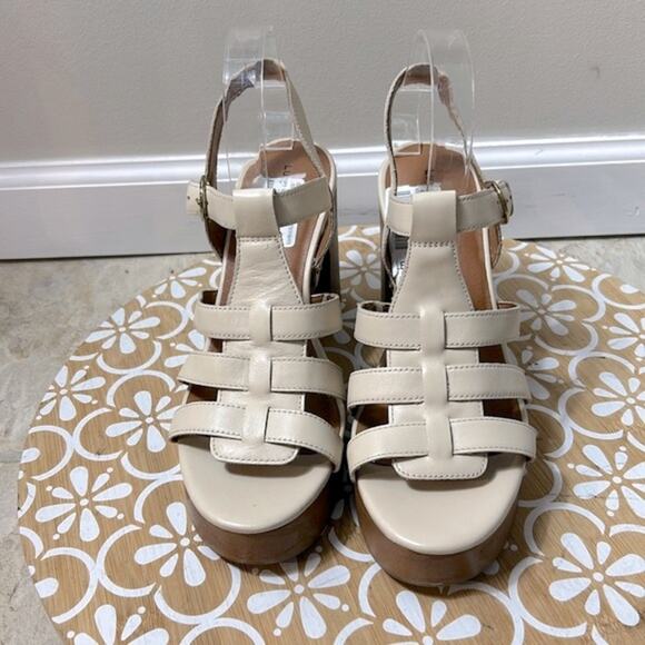 NWT Lucky Brand vanilla Imana platform strappy sandals - Picture 4 of 11